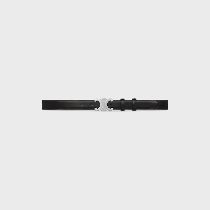 ceinture triomphe moyenne 25 mm en cuir taurillon