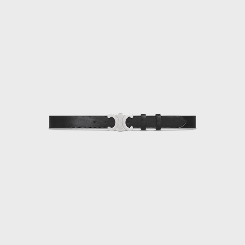ceinture triomphe large 30 mm en cuir de veau vintage