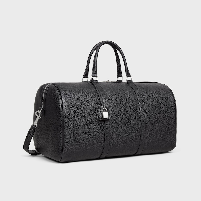 grand sac de voyage en cuir de veau grainé