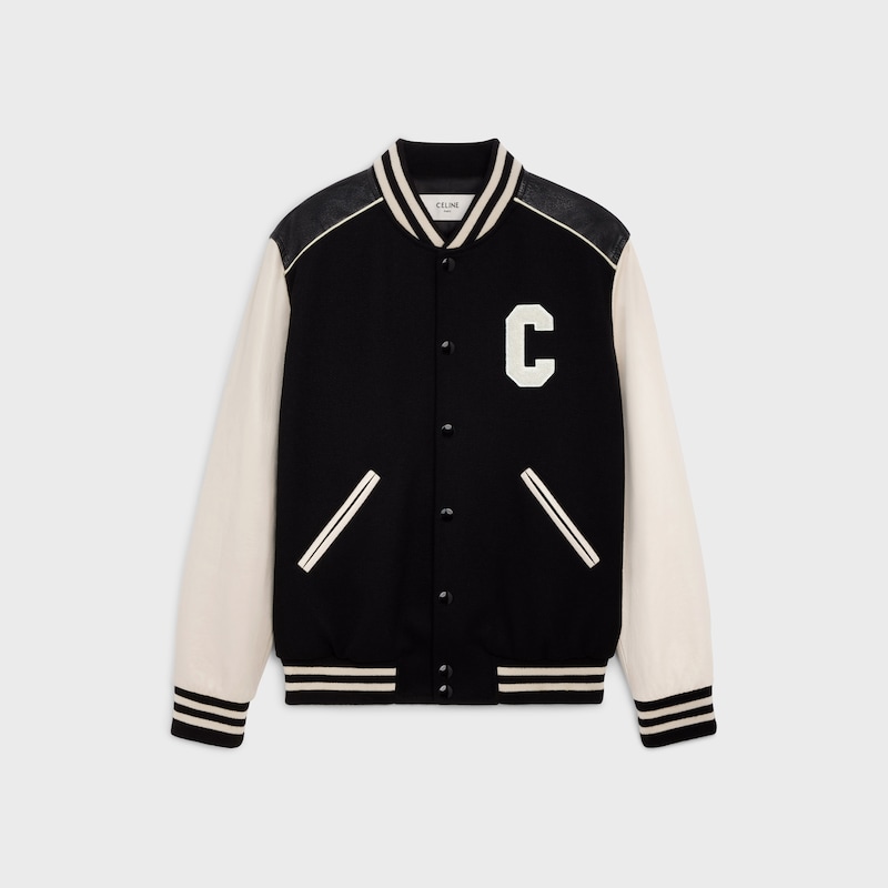 veste teddy classique en laine texturée