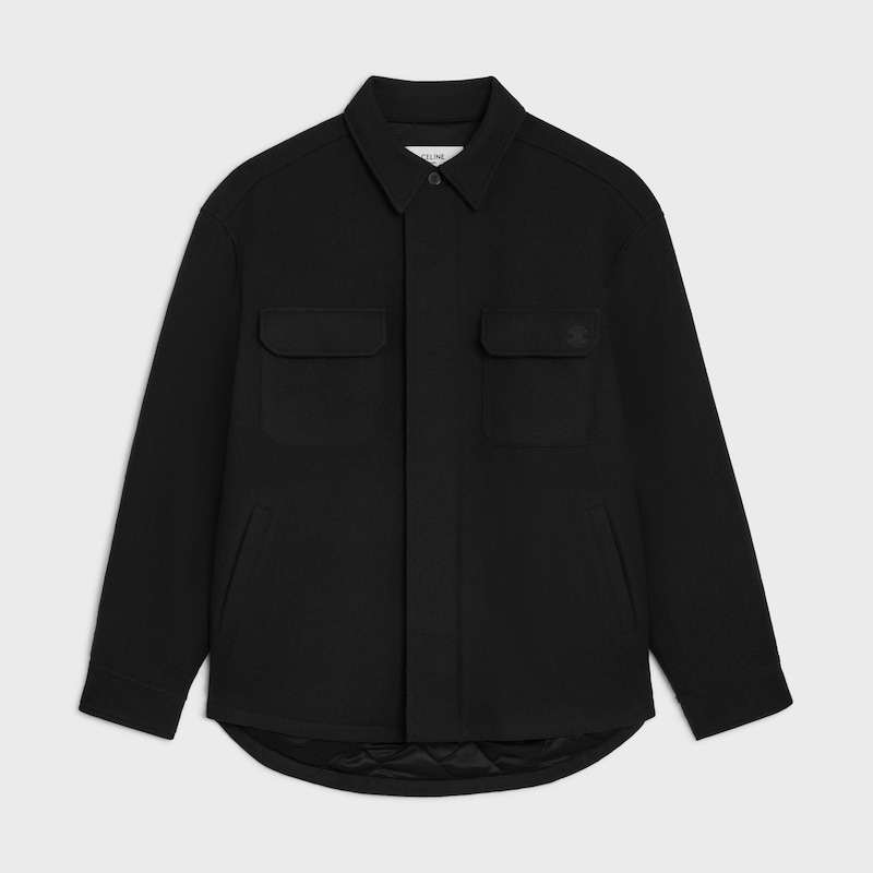 surchemise en flanelle de laine