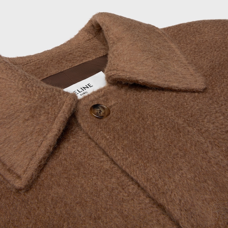 veste en cachemire double face et camel