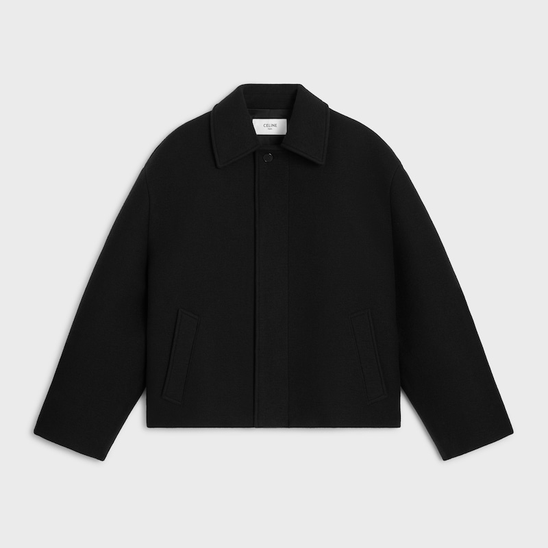 veste en feutre de laine double face