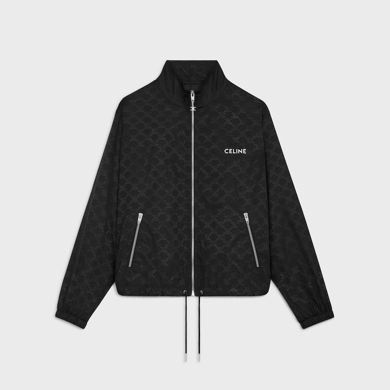 blouson céline en nylon monogrammé