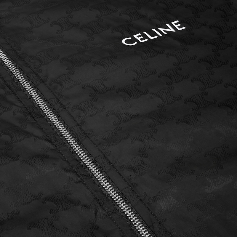 blouson céline en nylon monogrammé