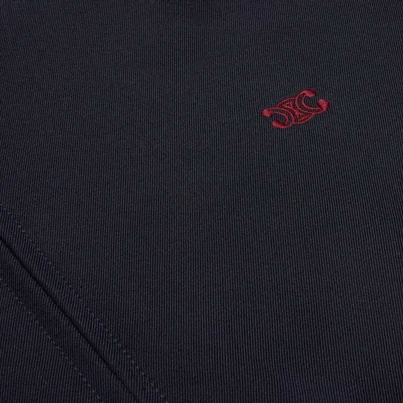 blouson en gabardine de coton et de laine