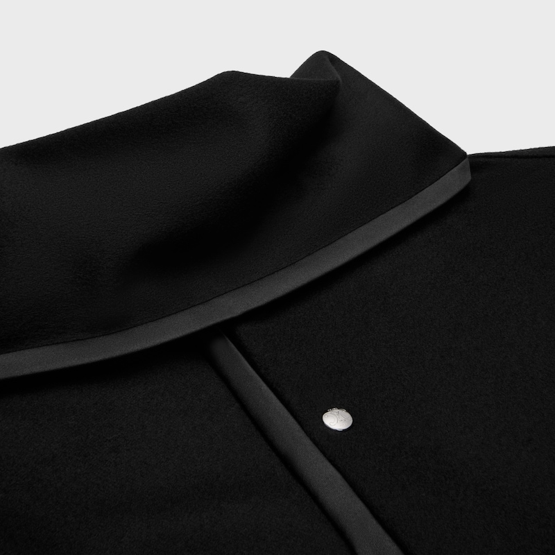 veste-écharpe en tissu de laine