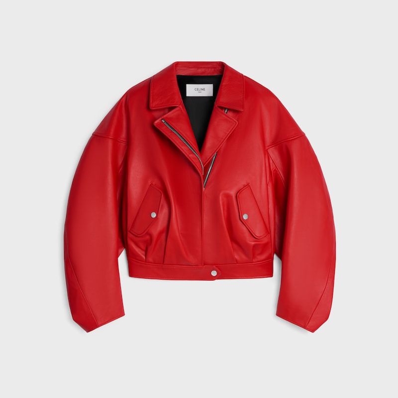 veste en cuir de veau