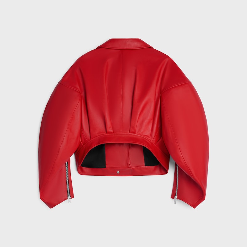 veste en cuir de veau