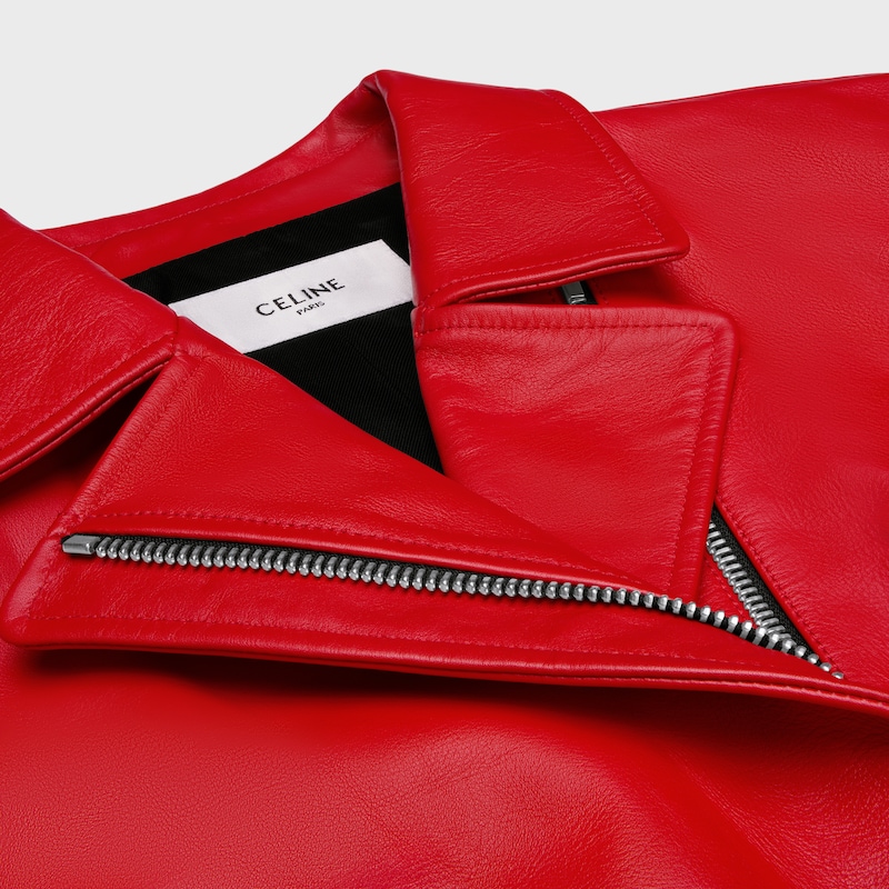 veste en cuir de veau