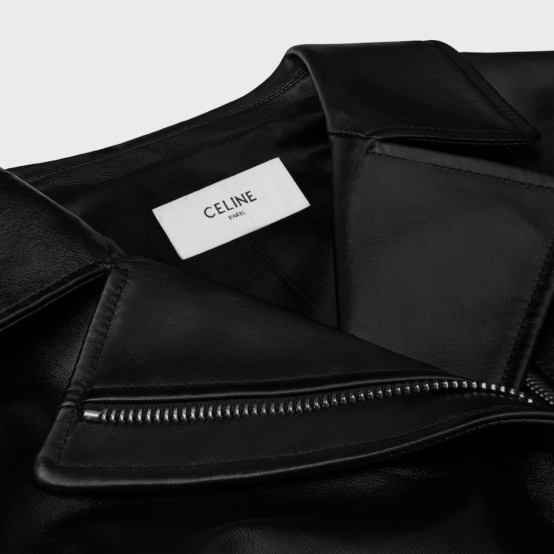 veste en cuir de veau