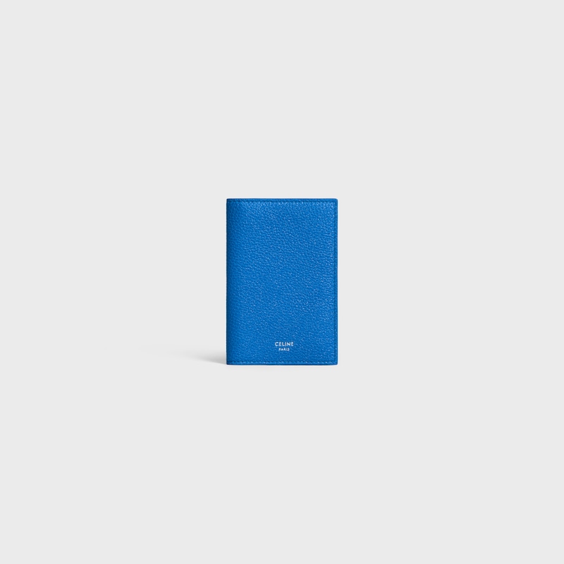 porte-cartes vertical en cuir de veau grainÉ