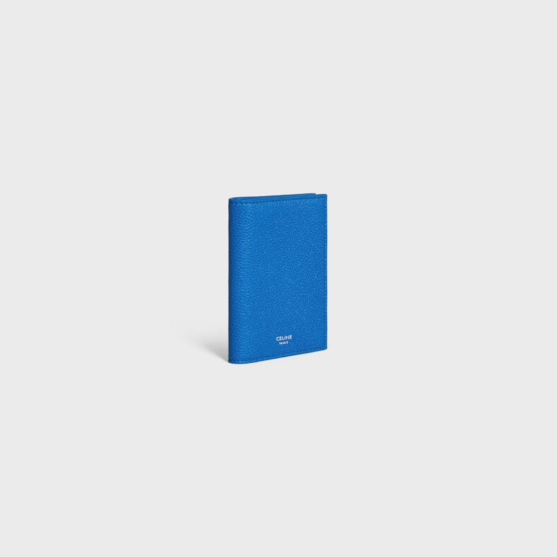 porte-cartes vertical en cuir de veau grainÉ