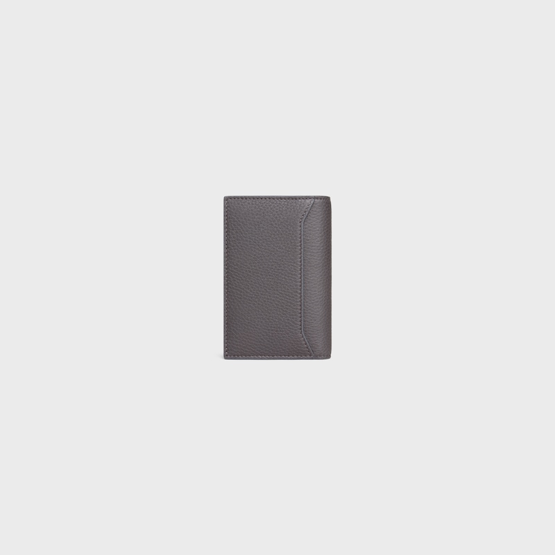porte-cartes vertical en cuir de veau grainÉ