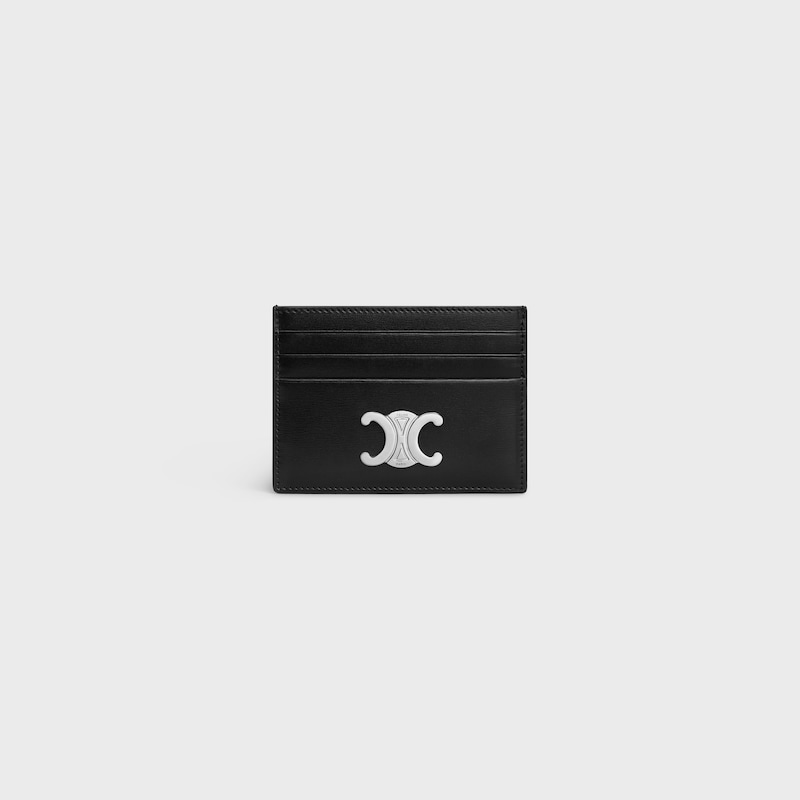 porte-cartes triomphe en cuir de veau vieux