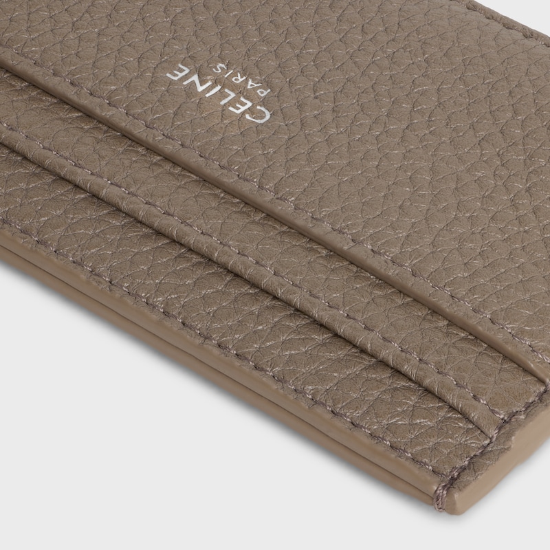 porte-cartes en cuir de veau grainÉ