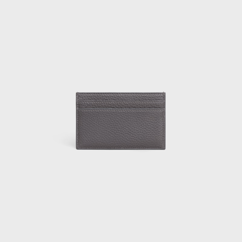 porte-cartes moyen en cuir de veau grainÉ