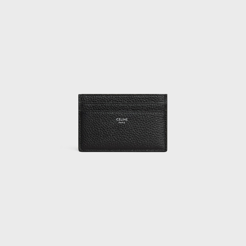 porte-cartes en cuir de veau grainÉ