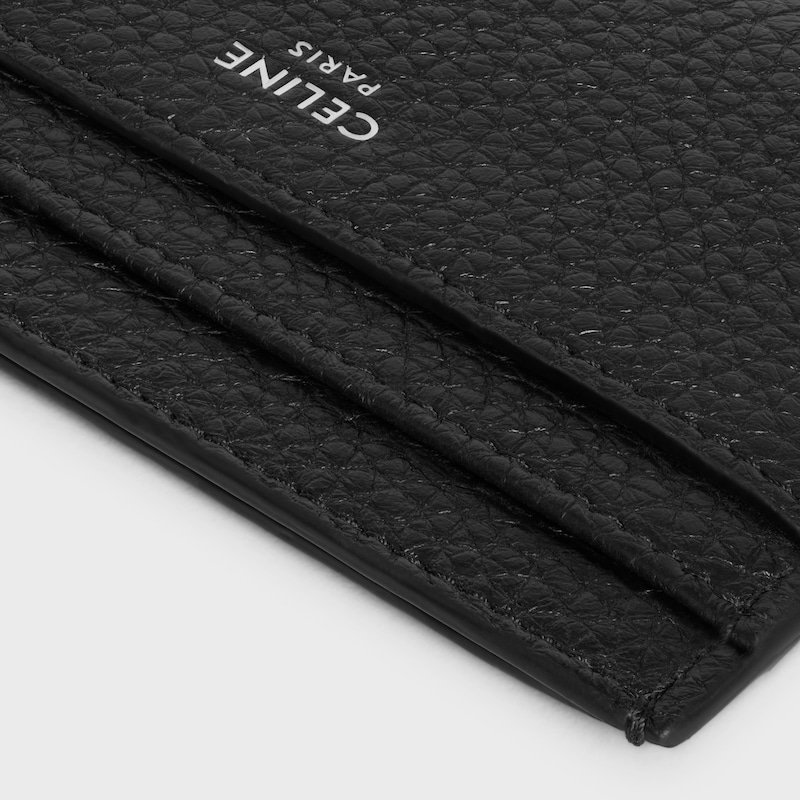 porte-cartes en cuir de veau grainÉ
