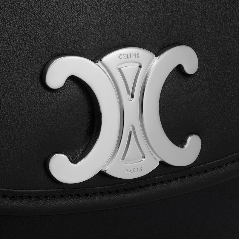 besace triomphe moyen en cuir de veau naturel souple