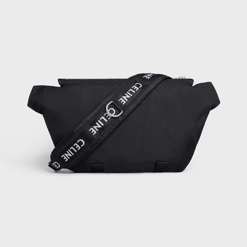 sac messager de randonnée moyen en nylon avec imprimé céline
