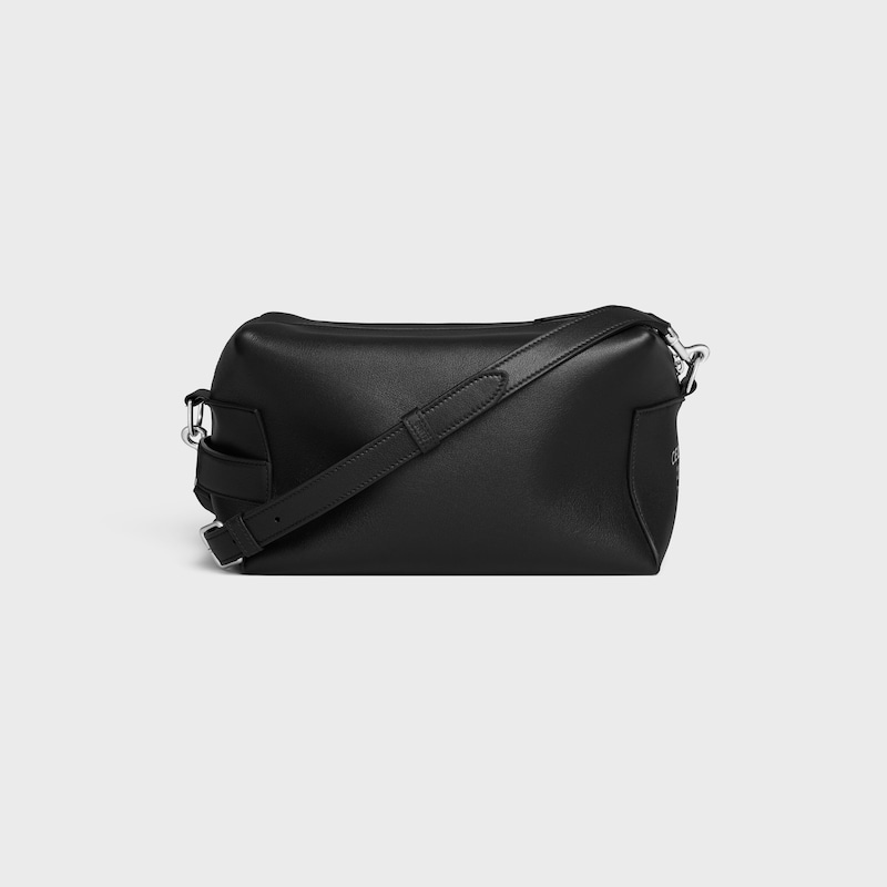 sac messager À emporter en cuir de veau lisse