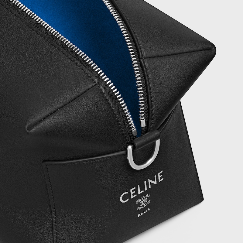 sac messager À emporter en cuir de veau lisse