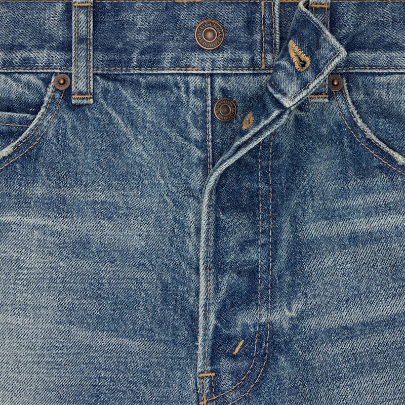 kurt jeans en denim délavé union