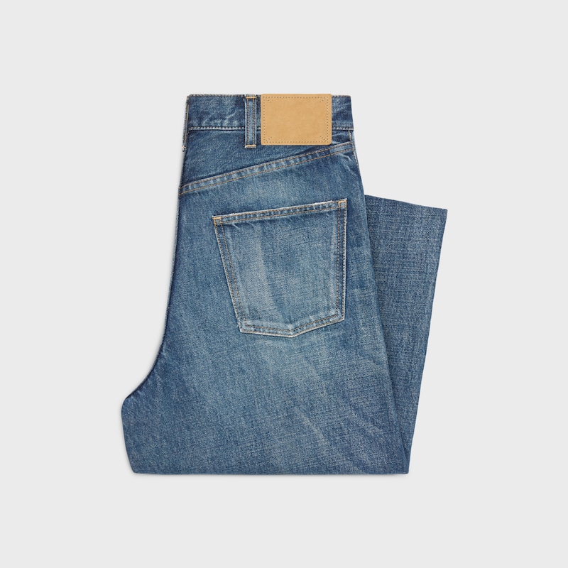 jean de surf évasé en denim de coton
