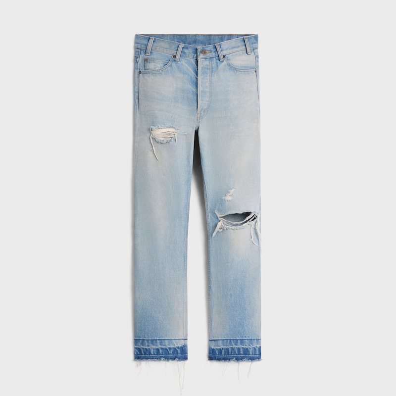 jean wesley en denim de coton