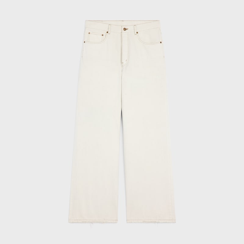 jeans max en sergé de coton épais