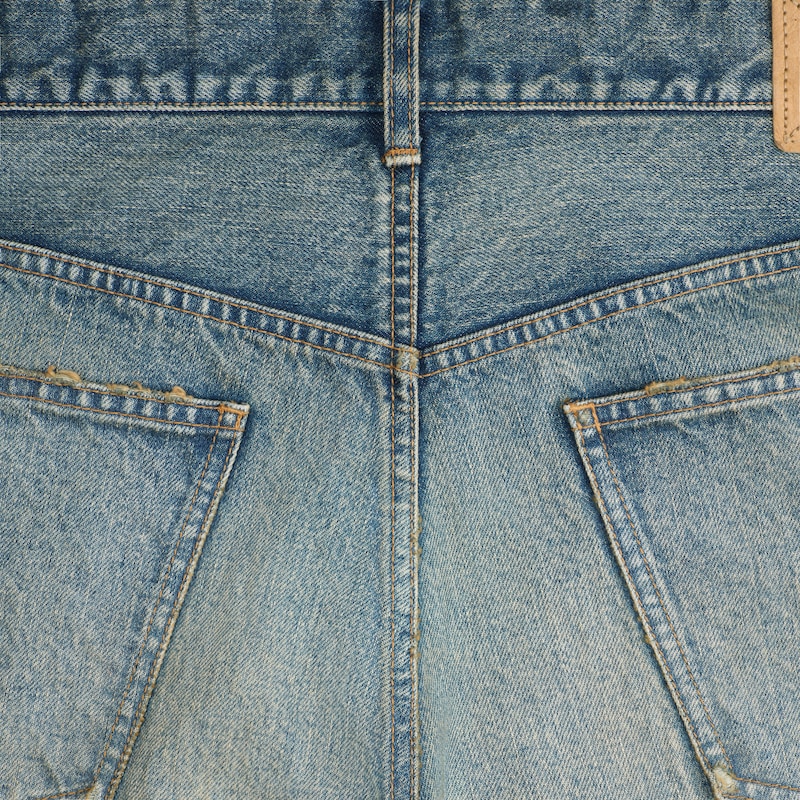 jeans max en denim de coton