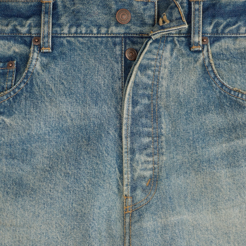 jeans max en denim de coton