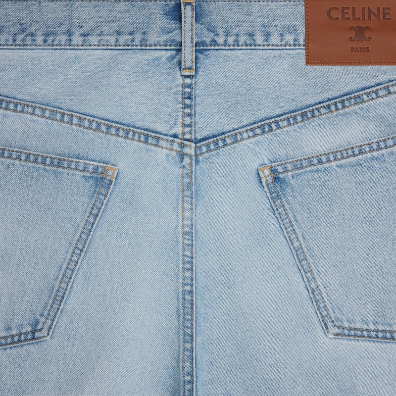 max jeans en denim de coton