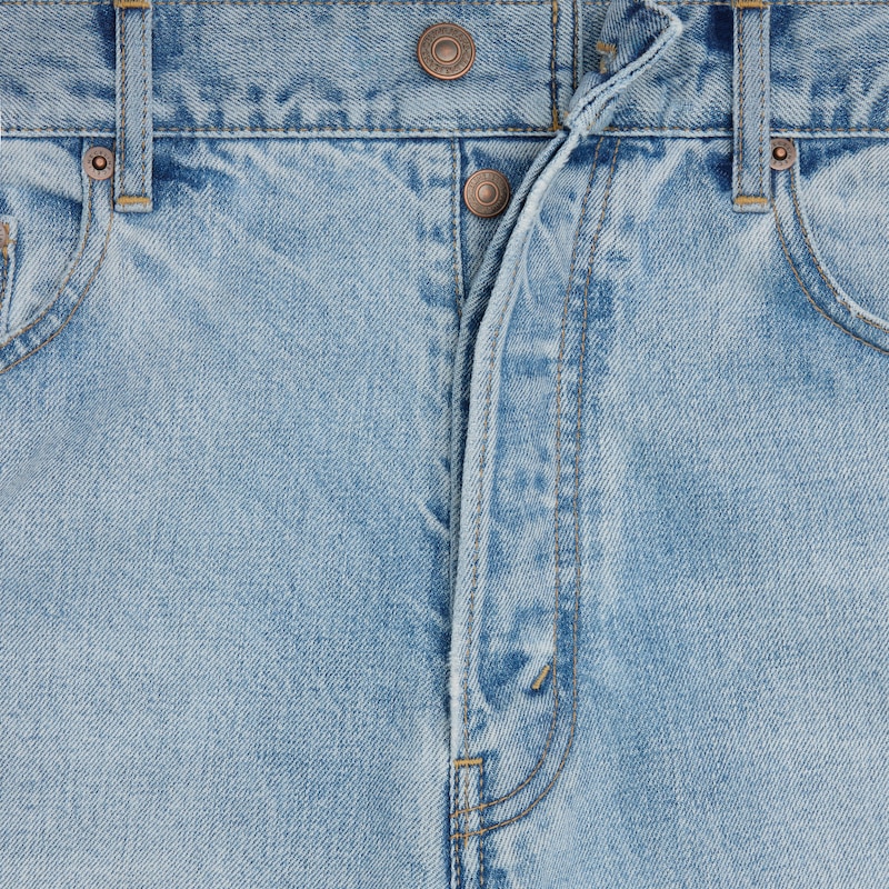max jeans en denim de coton