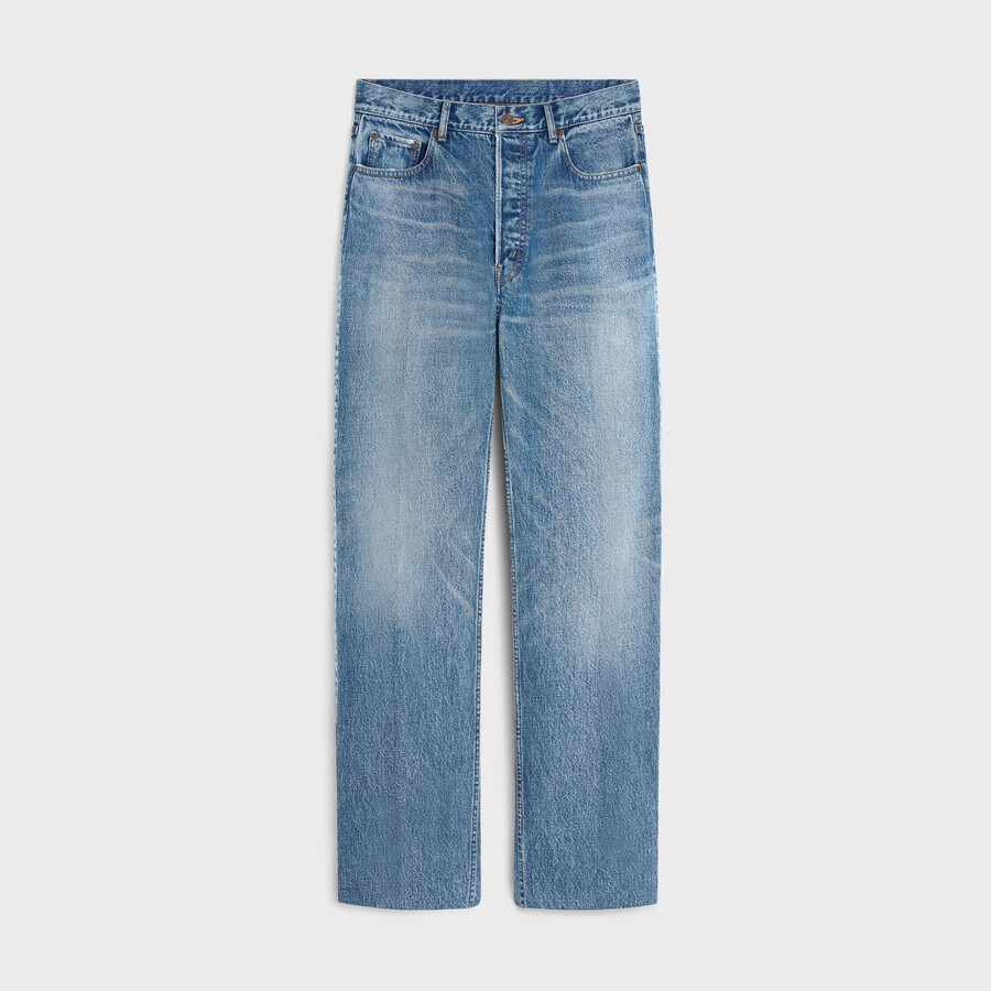 jean boyfriend 001 en denim de coton