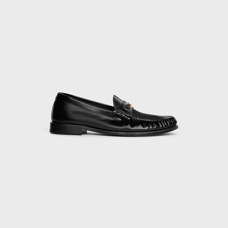 mocassins celine luco triomphe en coloris polished bull