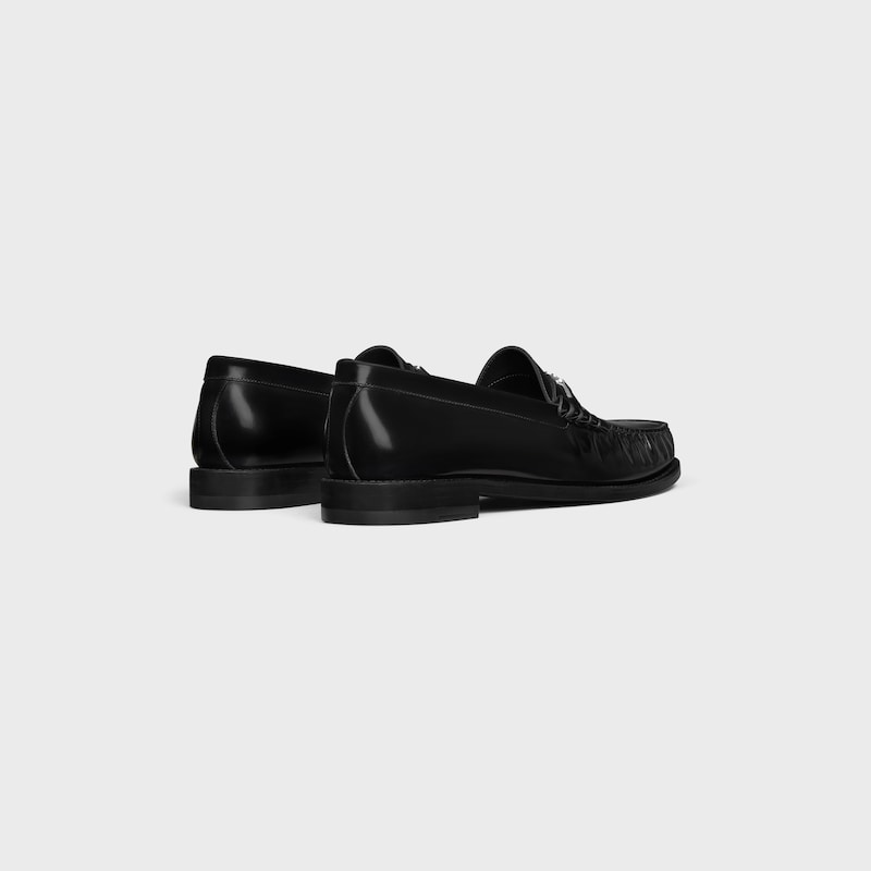 mocassins celine luco triomphe en coloris polished bull