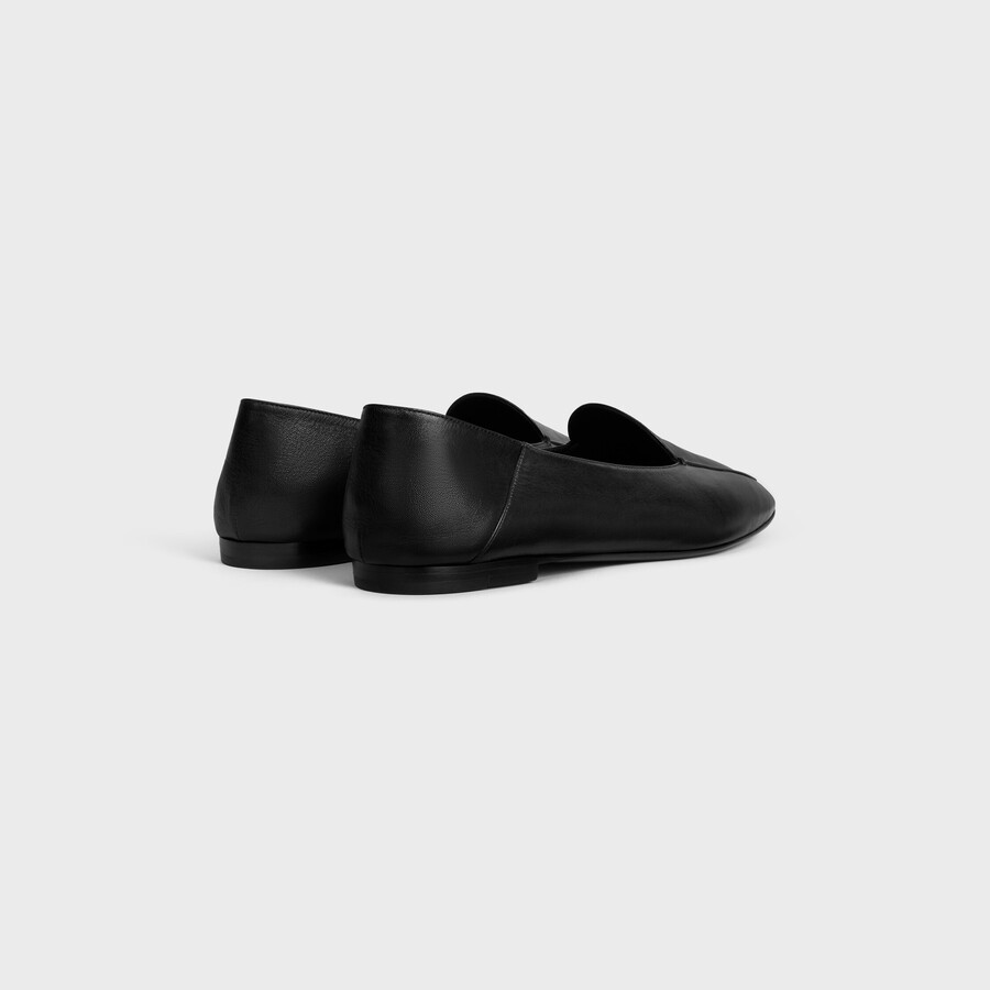 mocassin aura avec motif triomphe en cuir de chèvre