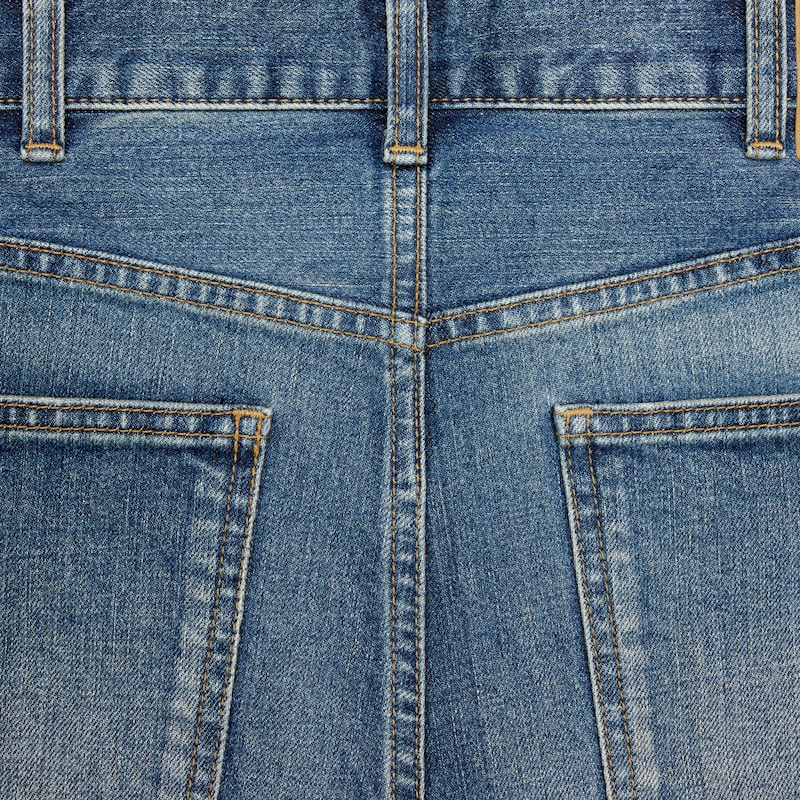 jean skinny en denim délavé vintage union wash