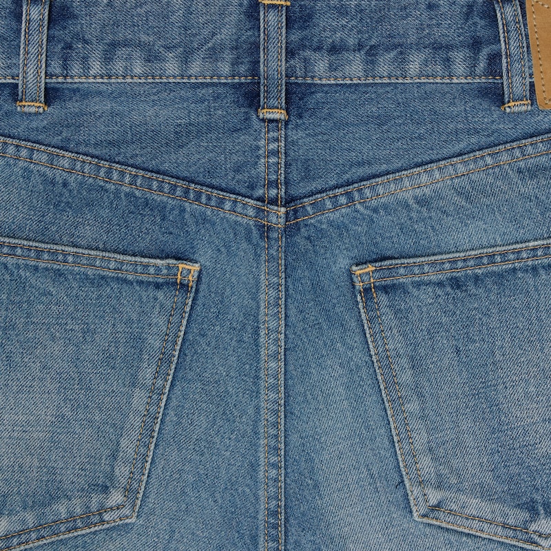 jean lou en denim de coton