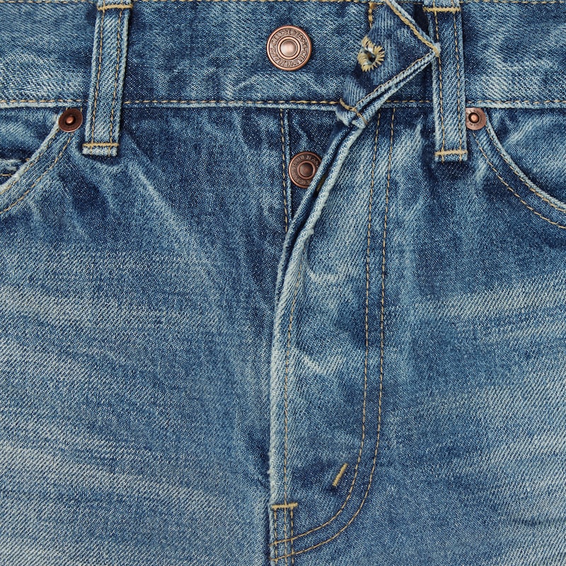 jean lou en denim de coton
