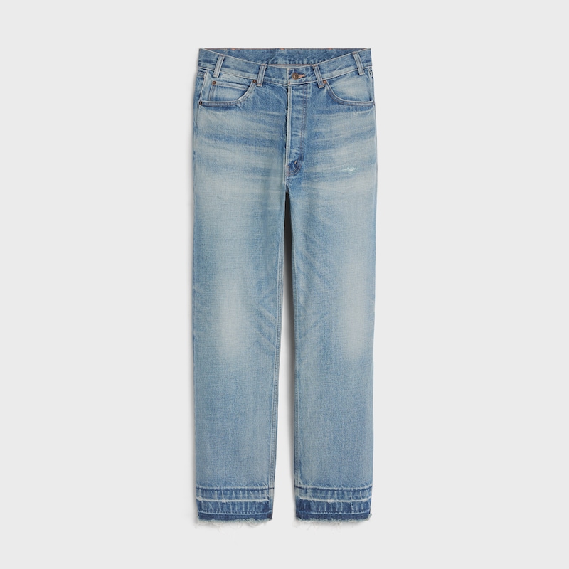 jeans wesley en denim de coton