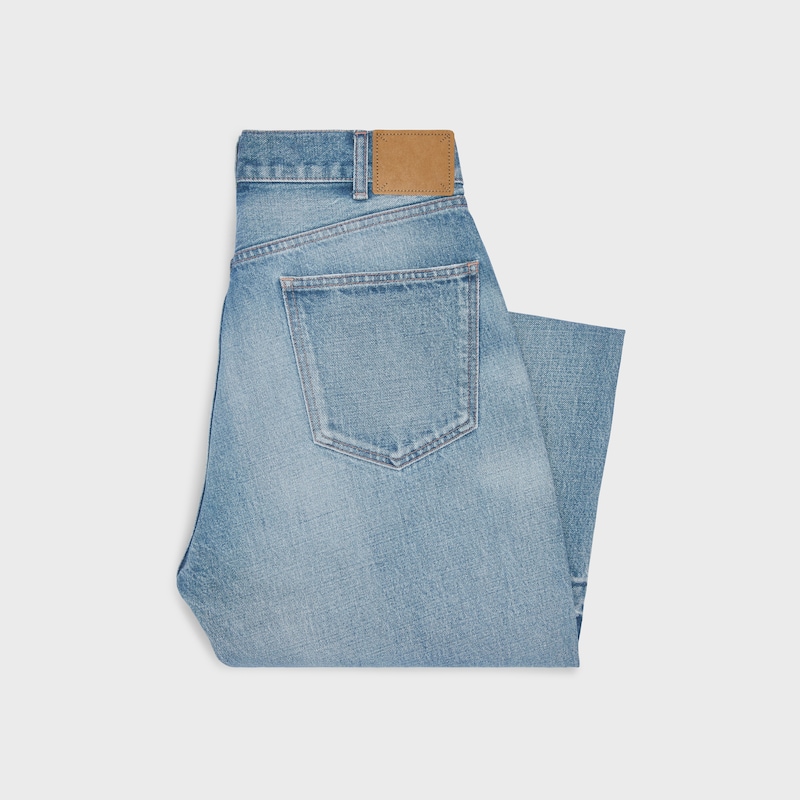jeans wesley en denim de coton