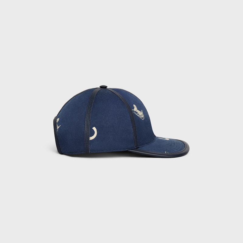 casquette racine en jacquard de coton