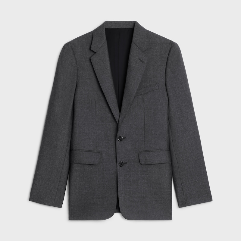 veste classique en laine légère