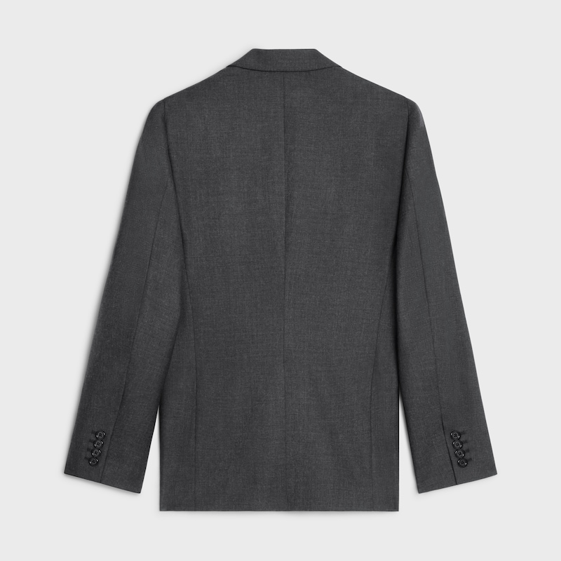 veste classique en laine légère