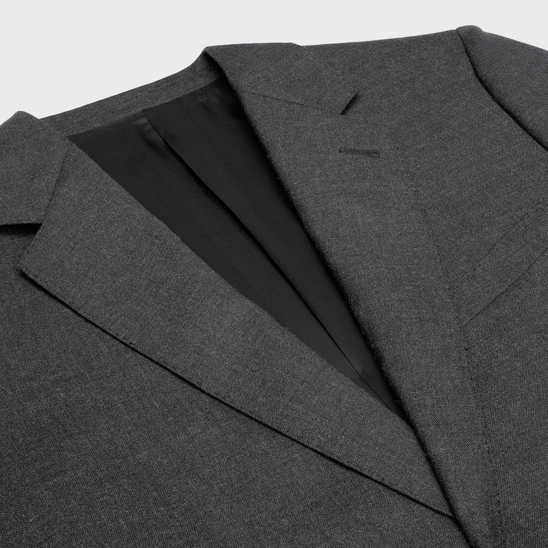 veste classique en laine légère