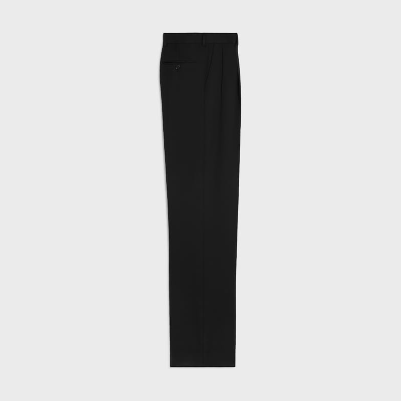 pantalon de jazz en laine à diagonale