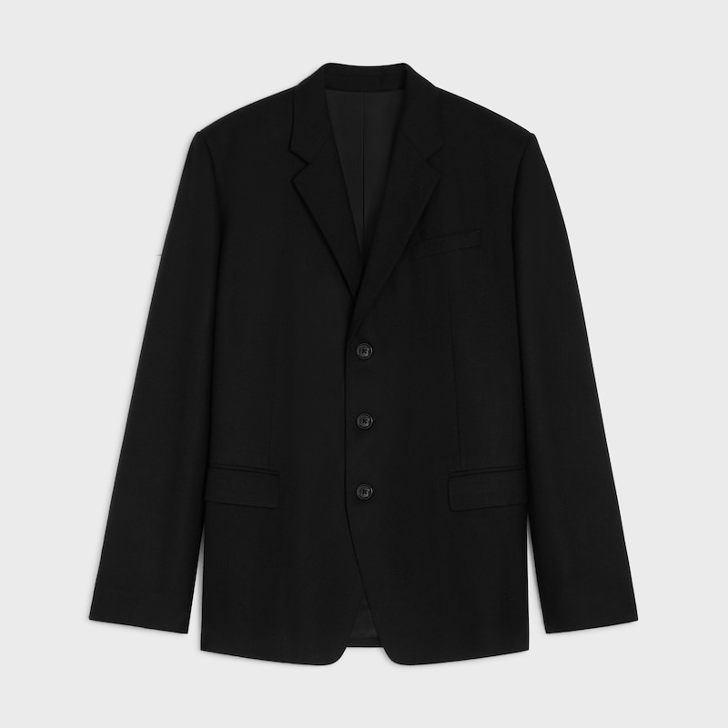 veste tailleur en sergé cachemire